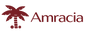 Amracia logo with a palm tree design on a white background
