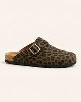 Clogs Leopard Khaki